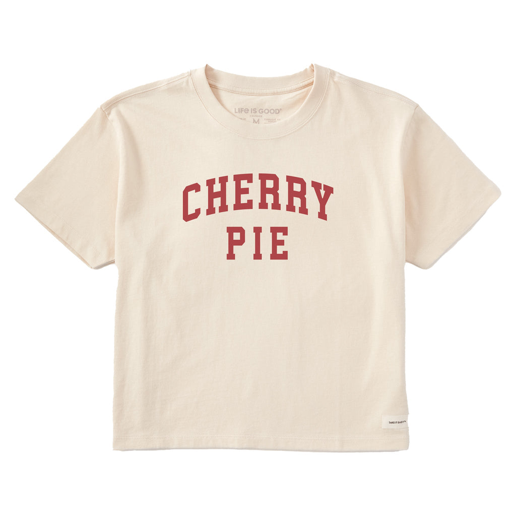 Women's Cherry Pie Arch Short Sleeve Crusher Boxy Tee product image 1