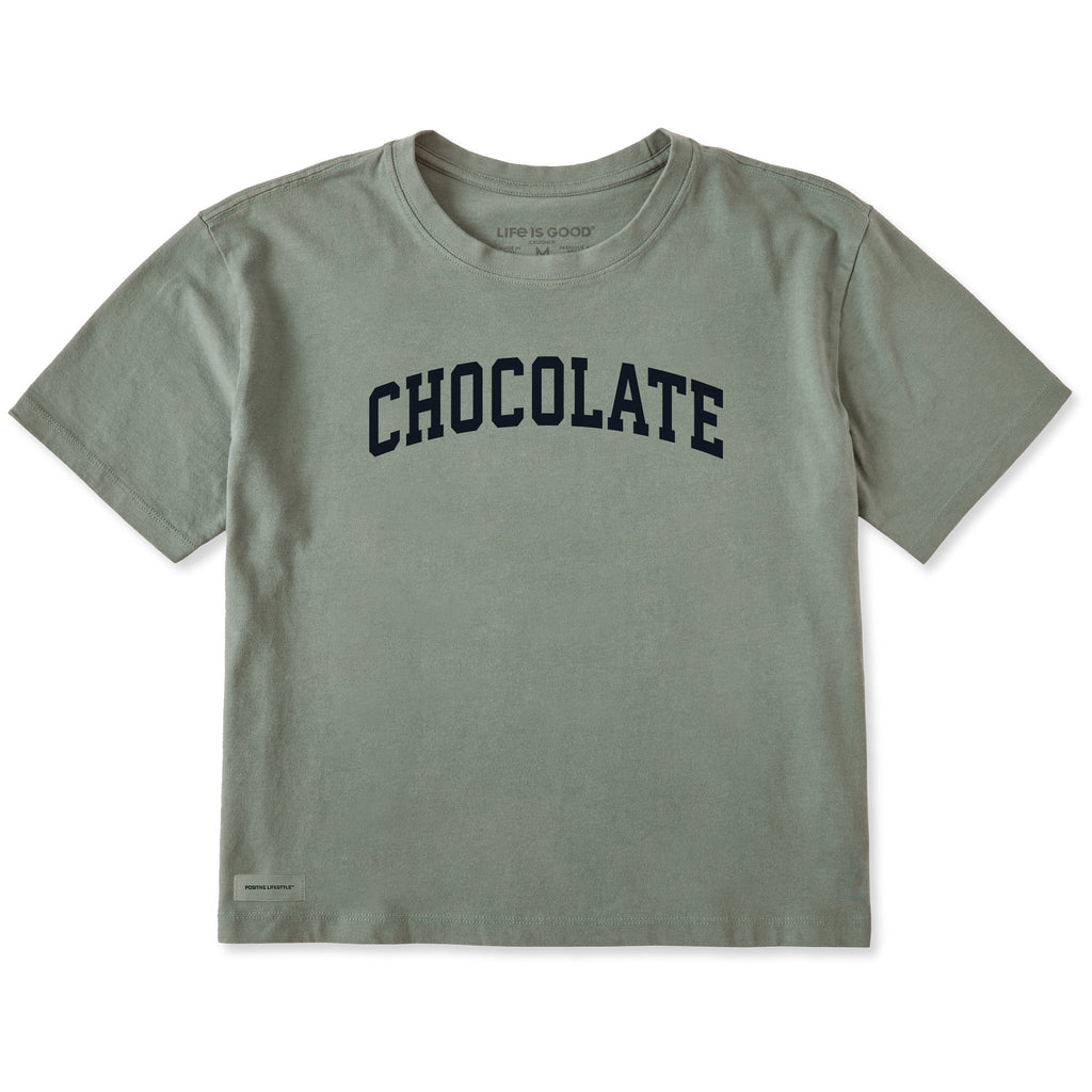 Women's Chocolate Arch Short Sleeve Crusher Boxy Tee product image 1
