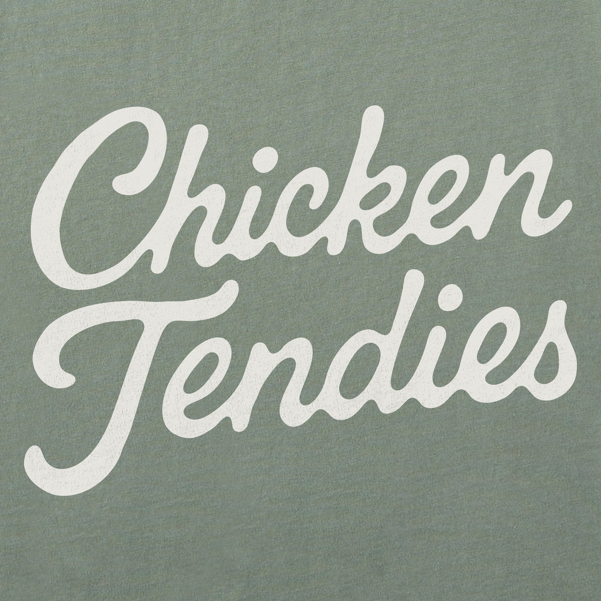 Women's Chicken Tendies Script Short Sleeve Crusher Boxy Tee product image 2