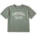 Women's Christmas Tacos Arch Short Sleeve Crusher Boxy Tee product image 1