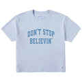 Women's Don't Stop Believin' Arch Short Sleeve Crusher Boxy product image 1