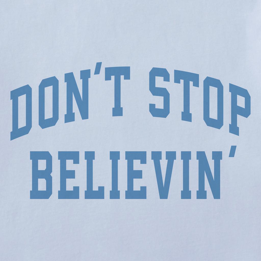 Women's Don't Stop Believin' Arch Short Sleeve Crusher Boxy product image 2