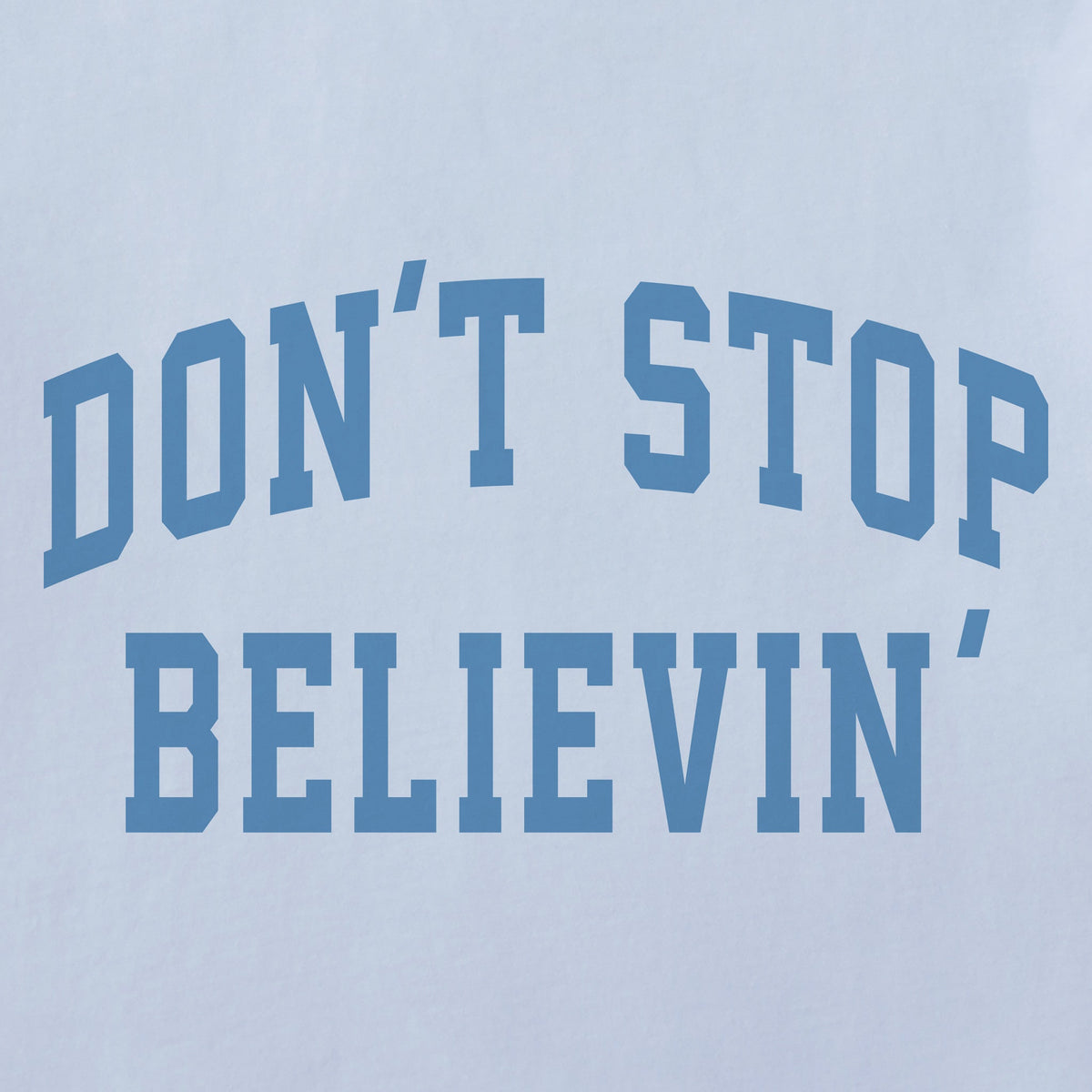 Women's Don't Stop Believin' Arch Short Sleeve Crusher Boxy product image 2