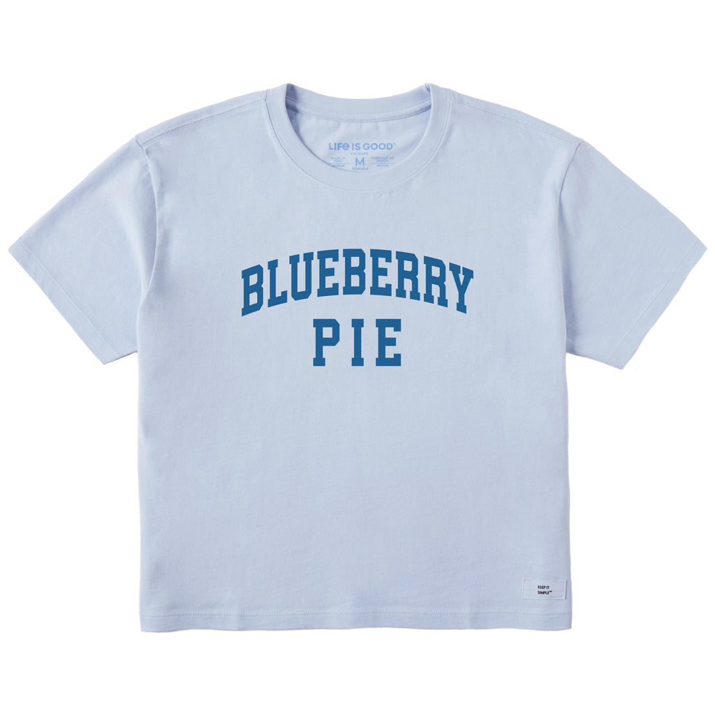 Women's Blueberry Pie Arch Short Sleeve Crusher Boxy Tee product image 1