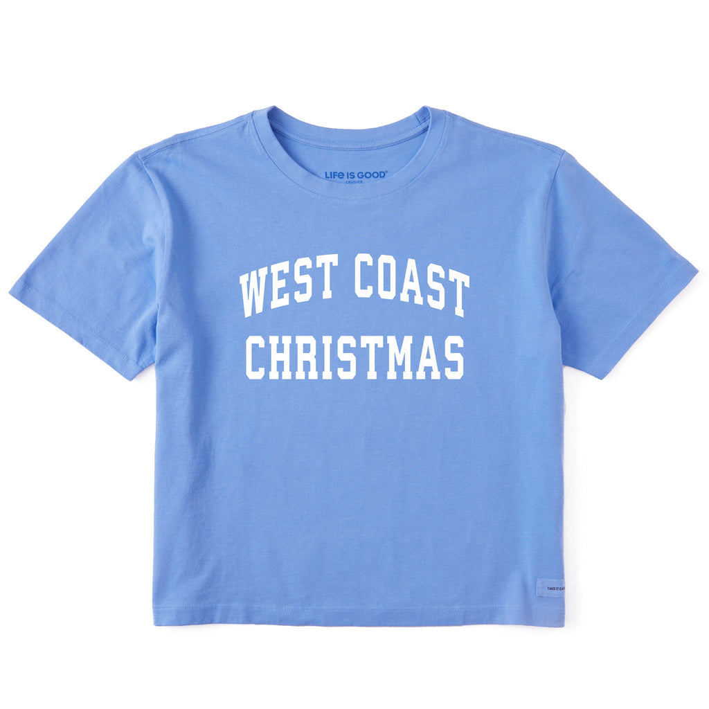 Women's West Coast Christmas Arch Short Sleeve Crusher Boxy product image 1