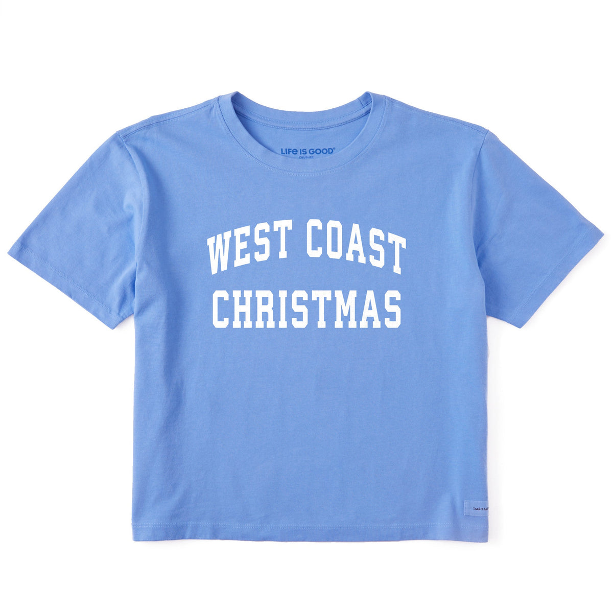 Women's West Coast Christmas Arch Short Sleeve Crusher Boxy product image 1
