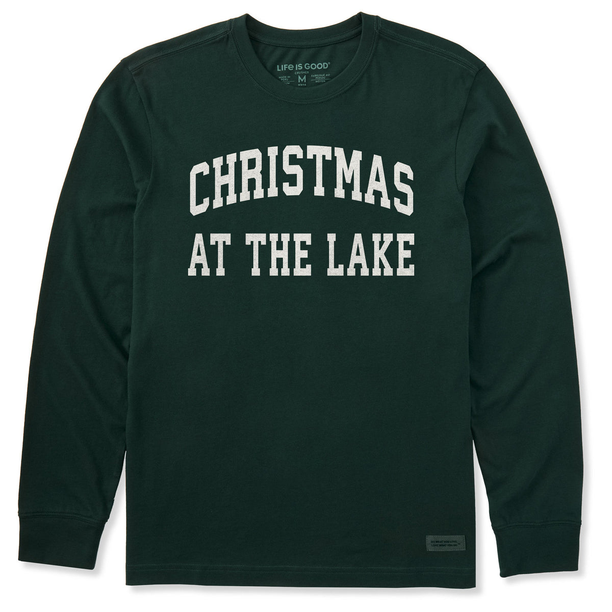 Men's Christmas at the Lake Arch Long Sleeve Crusher Tee product image 1