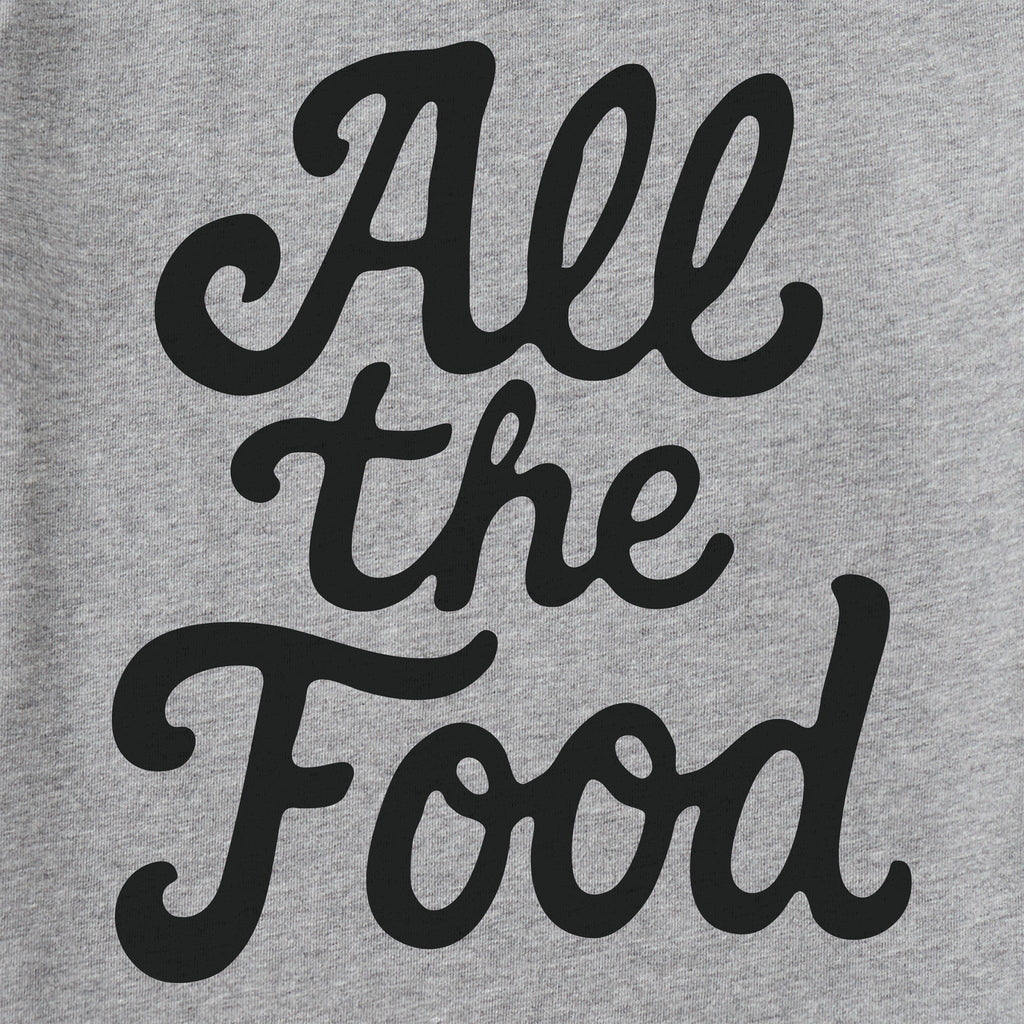 Men's All the Food Script Long Sleeve Crusher Tee product image 2