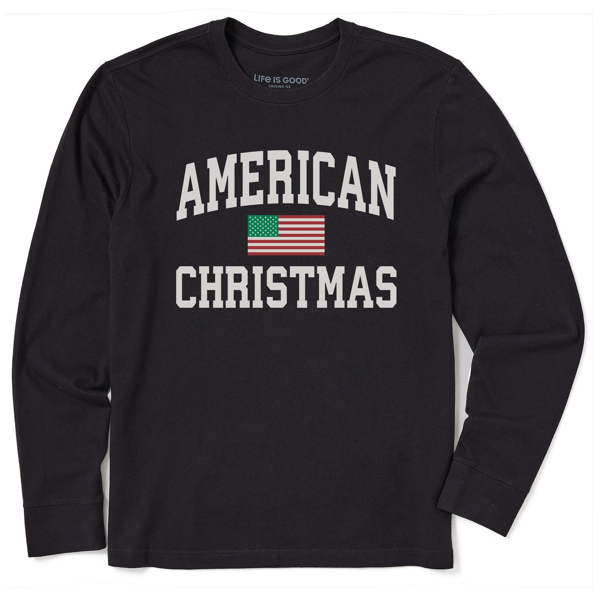 Men's American Christmas Arch Long Sleeve Crusher Tee product image 1