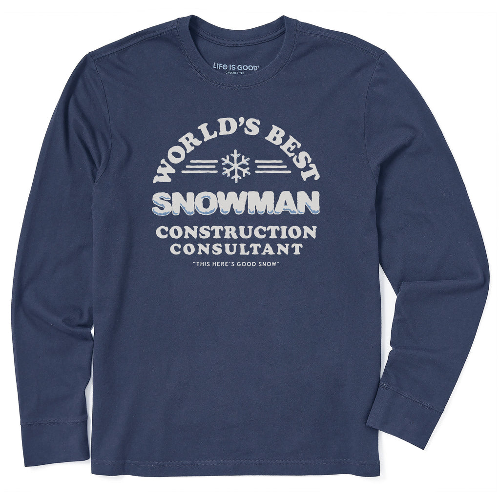 Men's Snowman Consultant Long Sleeve Crusher Tee product image 1