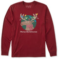 Men's Merry Christmoose Lights Long Sleeve Crusher Tee product image 1