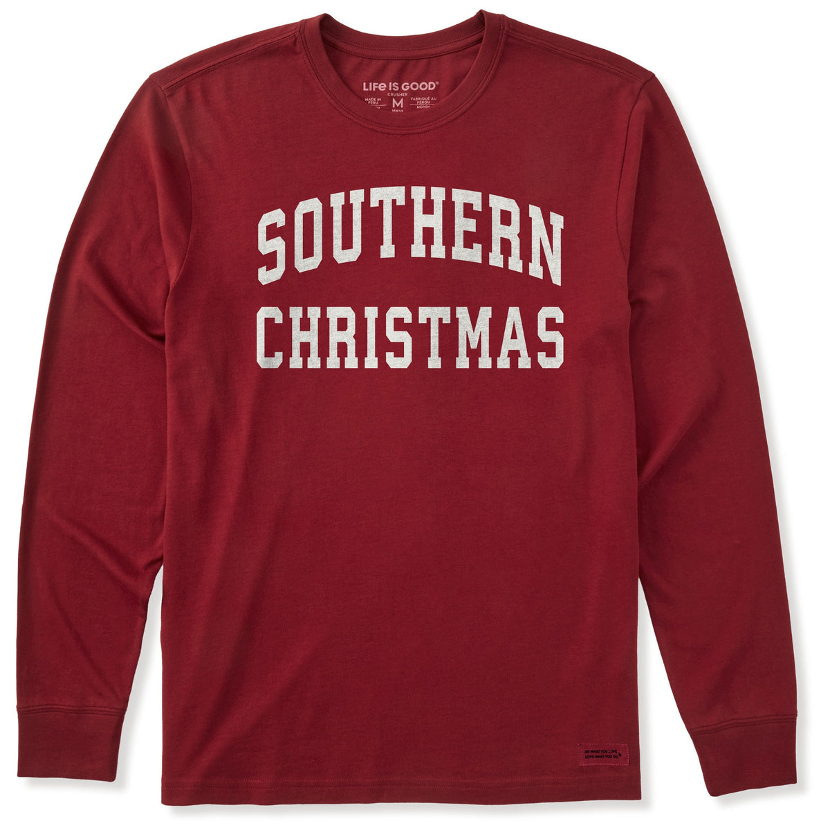 Men's Southern Christmas Arch Long Sleeve Crusher Tee product image 1
