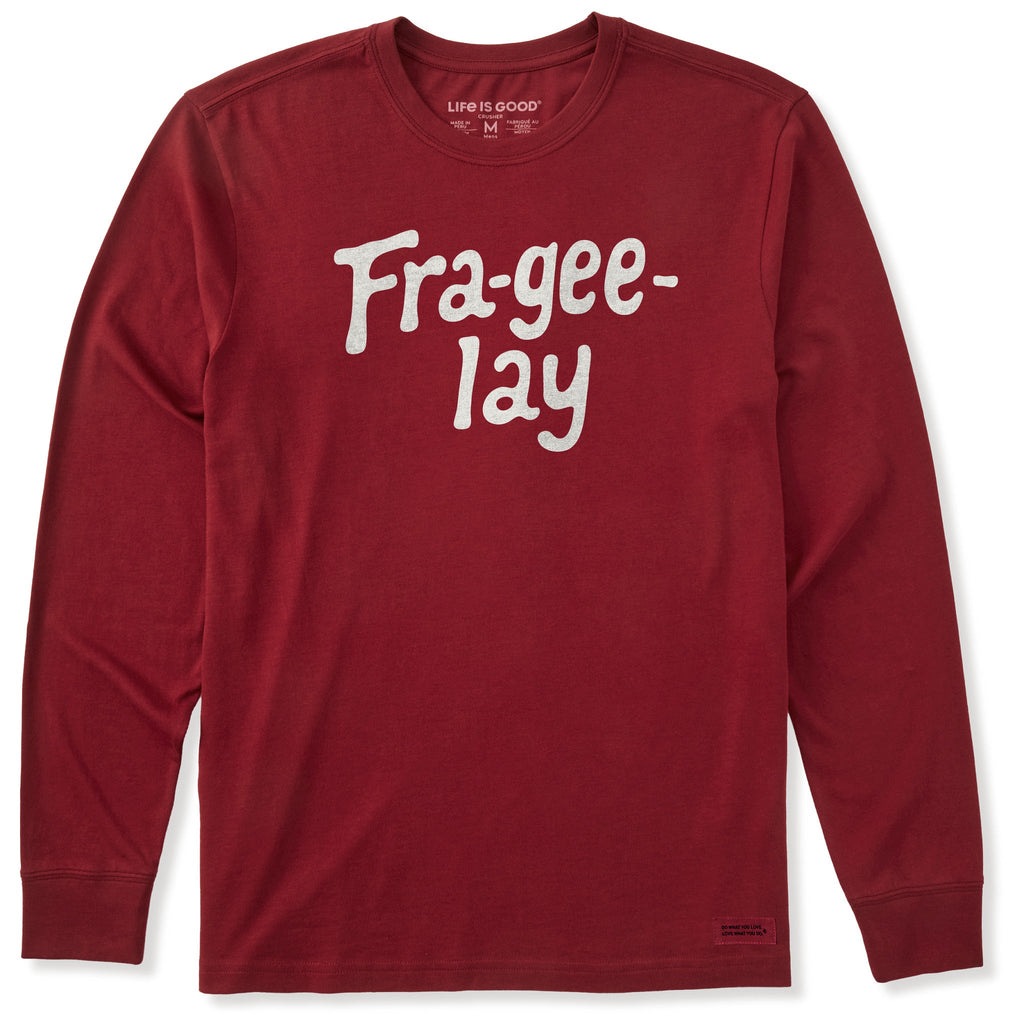 Men's Fra-gee-lay Script Long Sleeve Crusher Tee product image 3