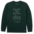 Men's Peace on Earth Tall Sparkle Long Sleeve Crusher Tee product image 1