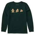Kids Gingerbread Trio Long Sleeve Crusher Tee product image 1