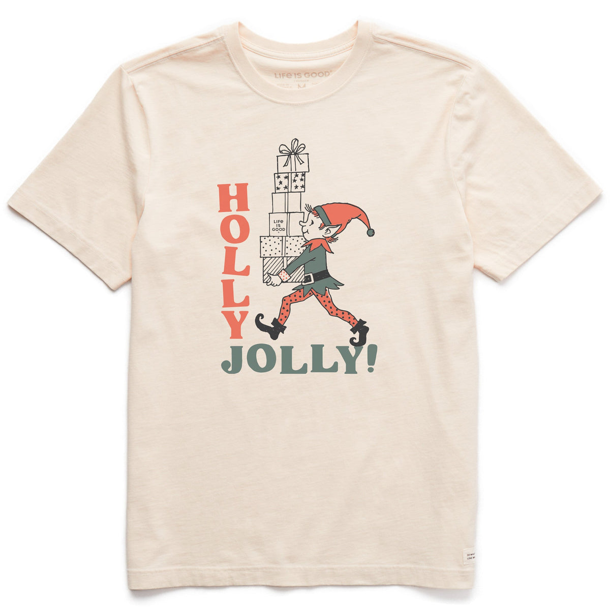 Men's Holly Jolly Elf Short Sleeve Crusher Tee product image 1