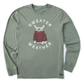 Men's Sweater Weather Frenchie Long Sleeve Crusher Tee product image 1