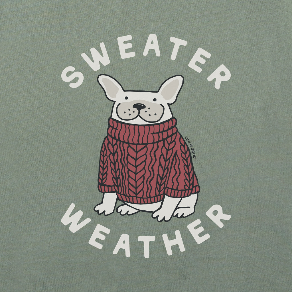 Men's Sweater Weather Frenchie Long Sleeve Crusher Tee product image 2