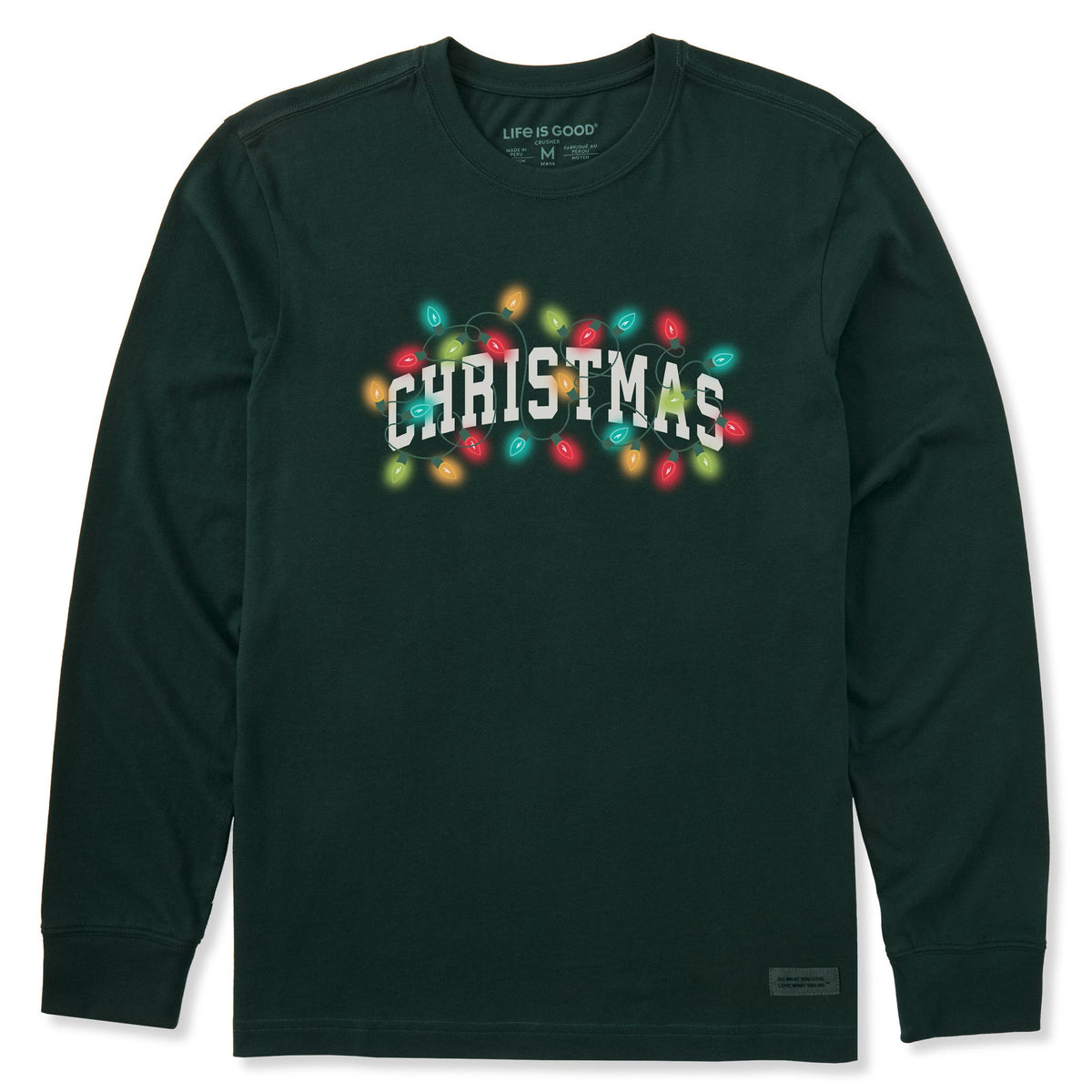 Men's Christmas Arch Lights Long Sleeve Crusher Tee product image 1