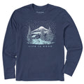 Men's Snowy Cabin Road Long Sleeve Crusher Tee product image 1