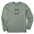 Men's Santa Got Too Silly Long Sleeve Crusher Tee