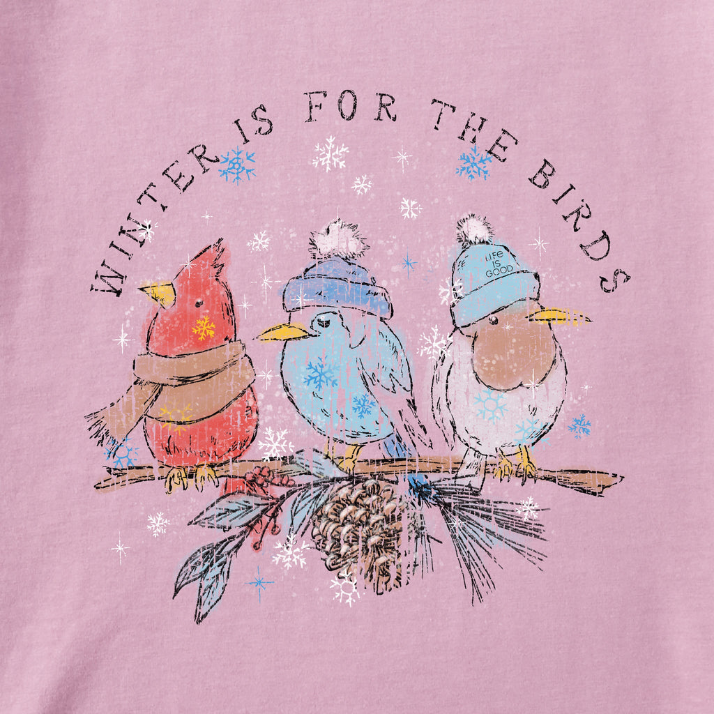 Women's Winter is for the Snowy Birds Long Sleeve Crusher Tee