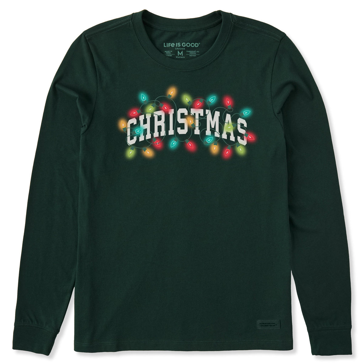 Women's Christmas Arch Lights Long Sleeve Crusher Tee product image 1