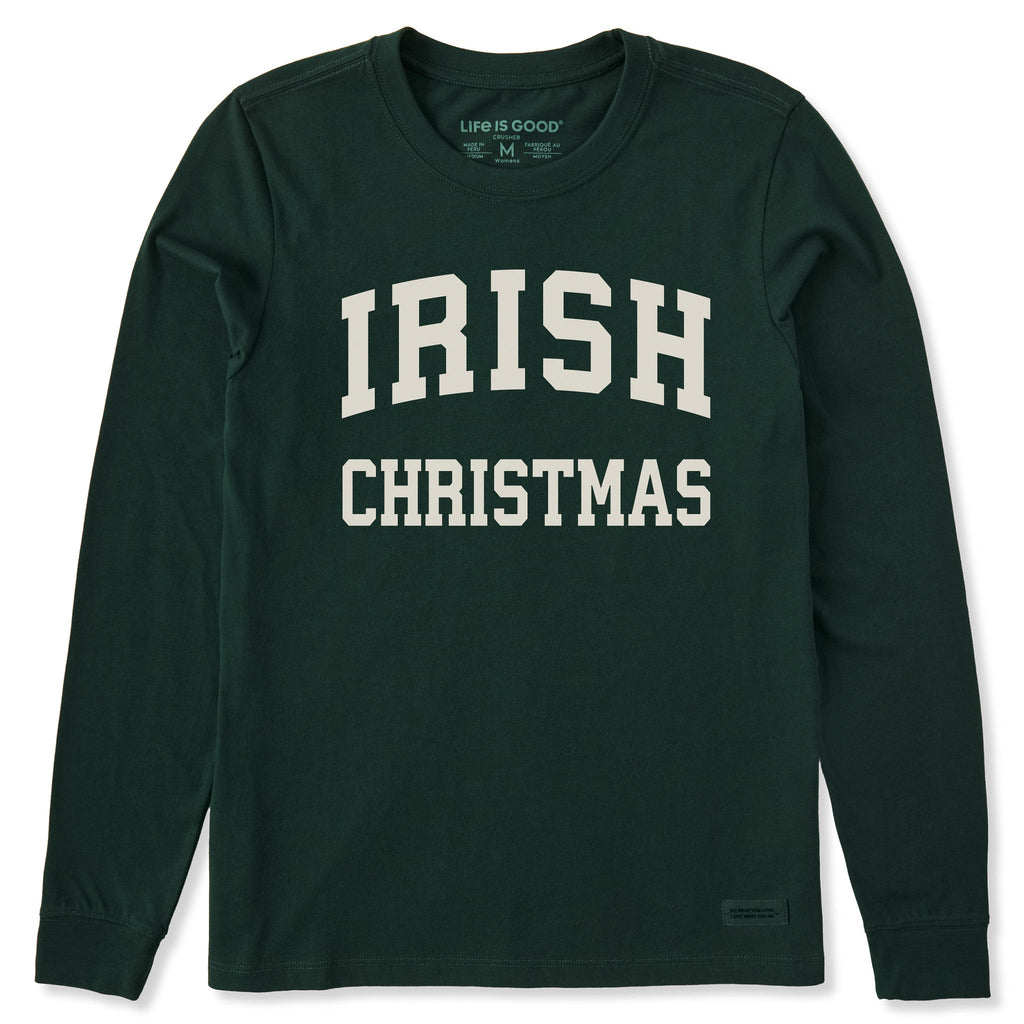 Women's Irish Christmas Arch Long Sleeve Crusher Tee product image 1