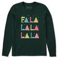 Women's Fa La La Stack Long Sleeve Crusher Tee product image 1