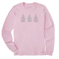 Women's Three Dreamy Trees Long Sleeve Crusher Tee product image 1