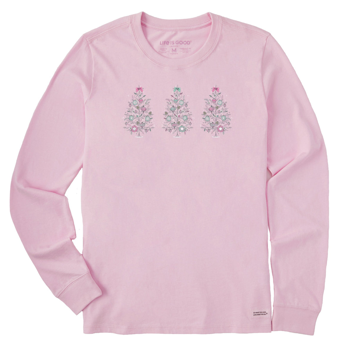 Women's Three Dreamy Trees Long Sleeve Crusher Tee product image 1