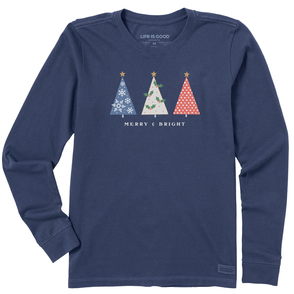 Women's Merry Tree Trio Long Sleeve Crusher Tee product image 1
