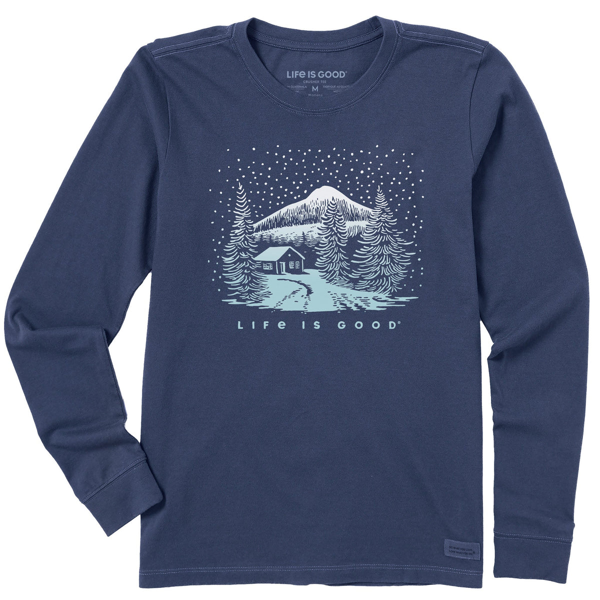 Women's Snowy Cabin Road Long Sleeve Crusher Tee product image 1