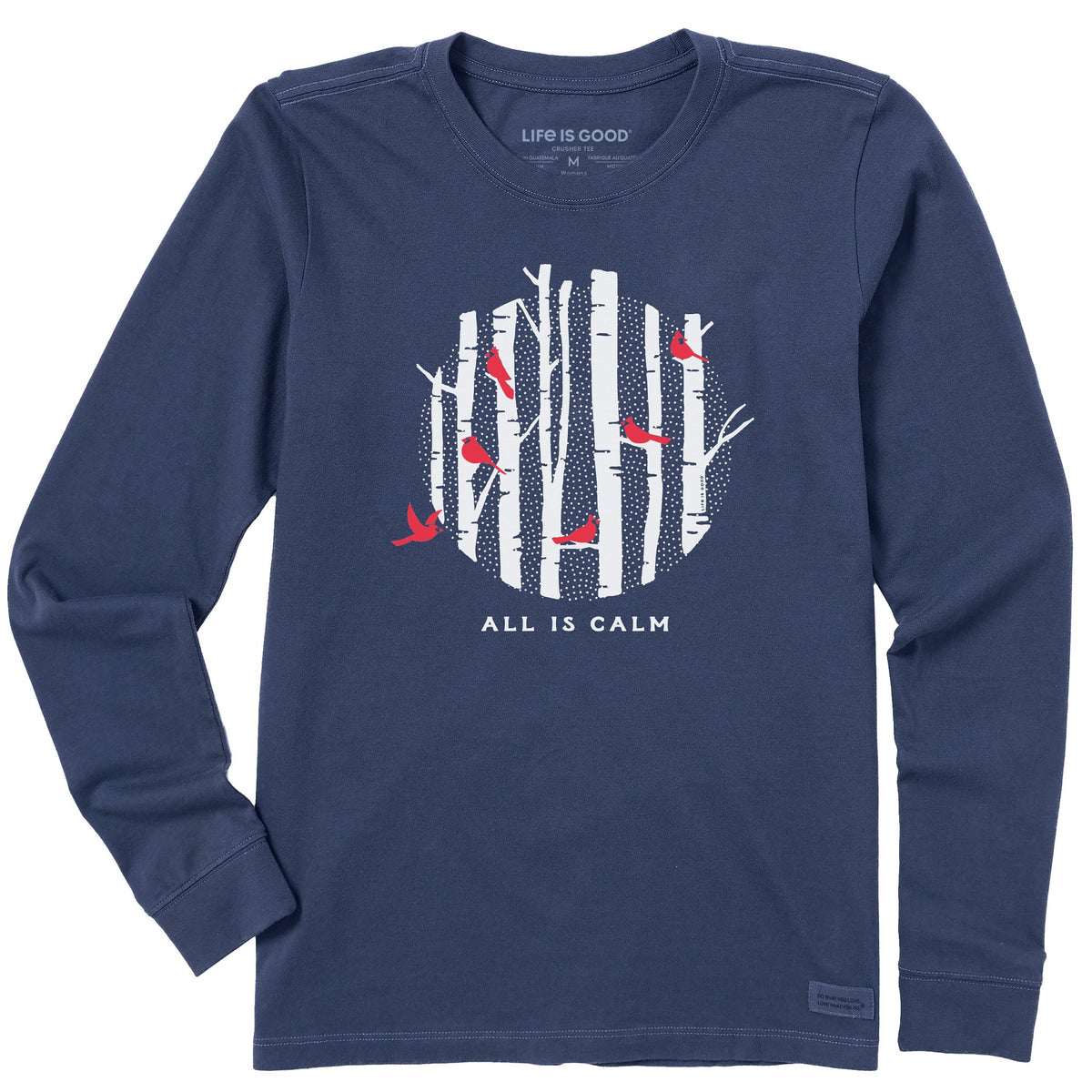Women's Birch Cardinals Long Sleeve Crusher Tee product image 1