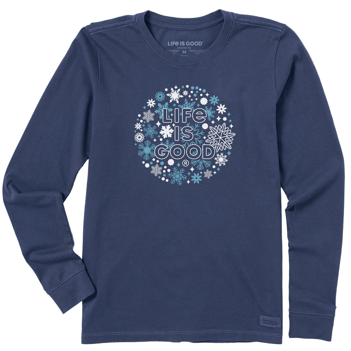 Women's Snowflake Ball Long Sleeve Crusher Tee product image 1