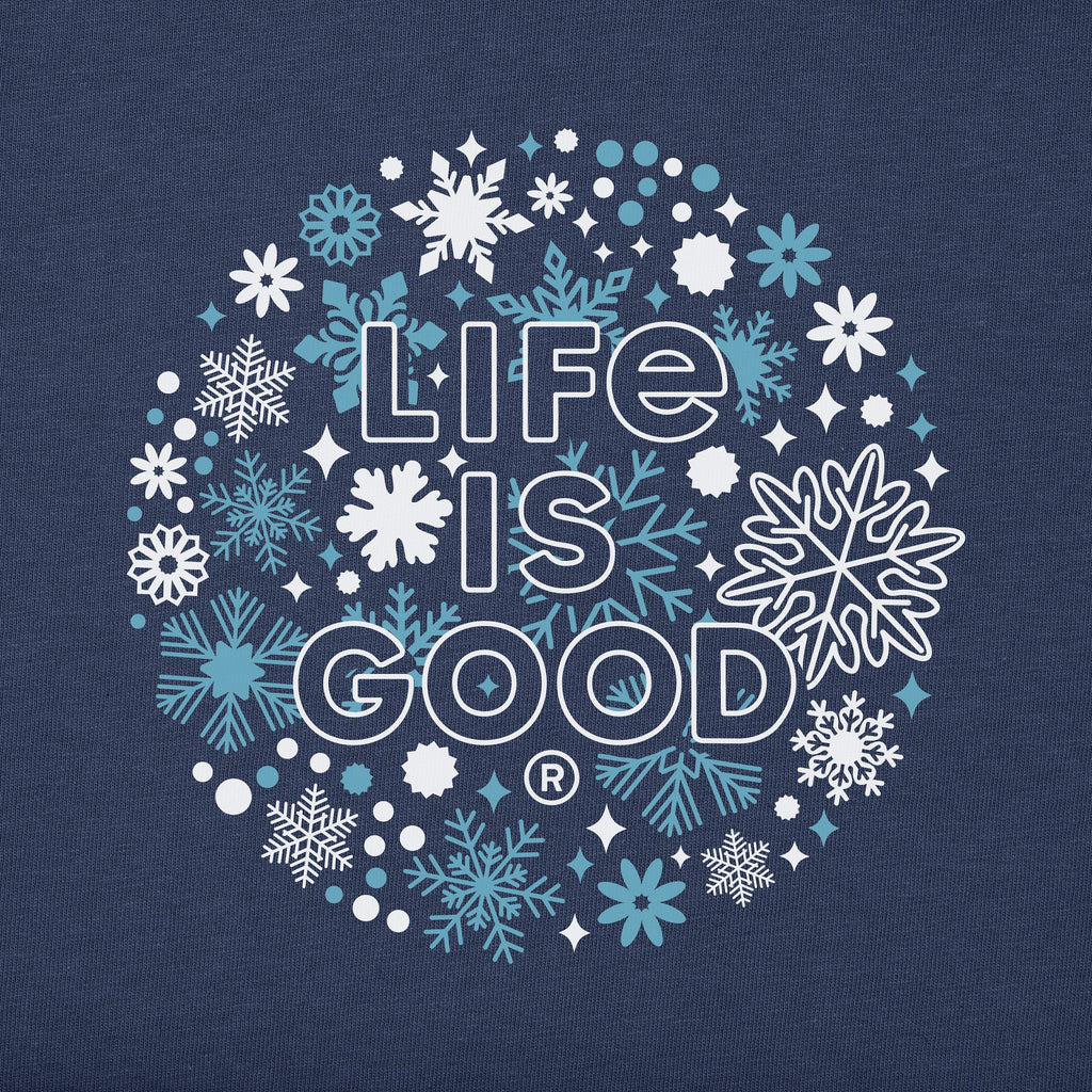 Women's Snowflake Ball Long Sleeve Crusher Tee product image 2