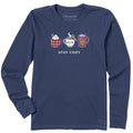 Women's Stay Cozy Mugs Long Sleeve Crusher Tee product image 1