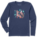Women's Fox in the Winter Long Sleeve Crusher Tee product image 1