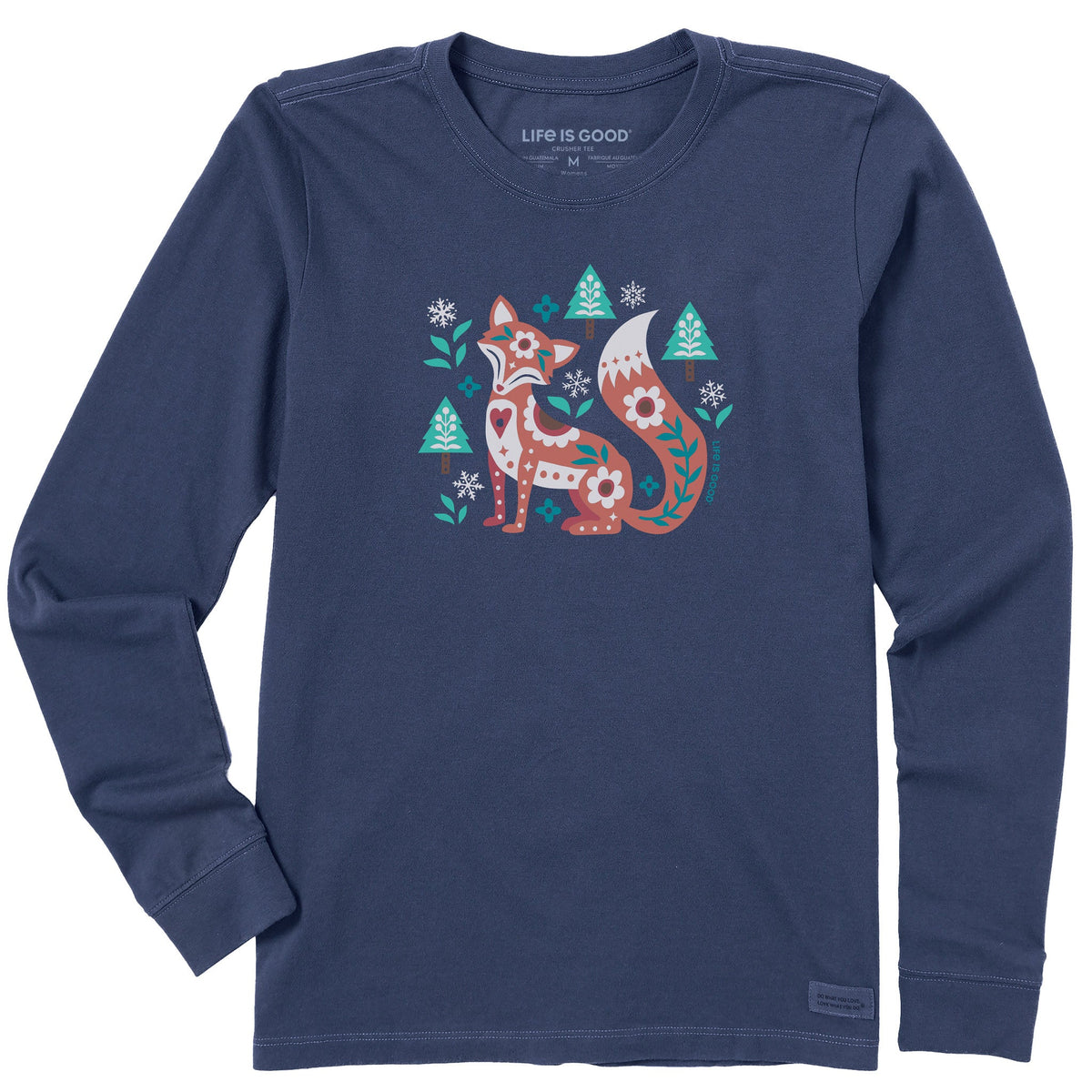 Women's Fox in the Winter Long Sleeve Crusher Tee product image 1