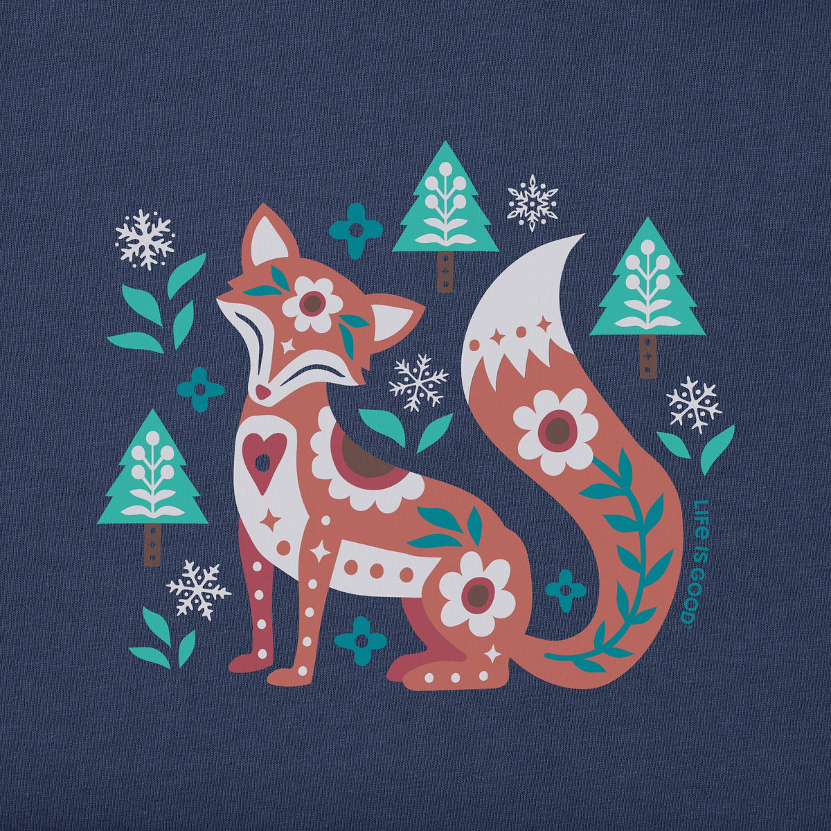 Women's Fox in the Winter Long Sleeve Crusher Tee product image 2