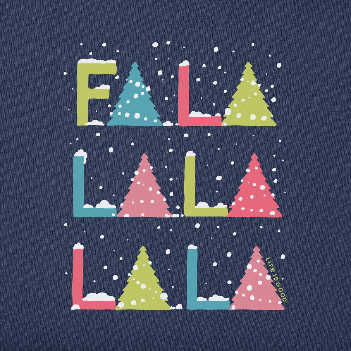 Women's Fa La La Stack Long Sleeve Crusher Boxy Tee product image 2