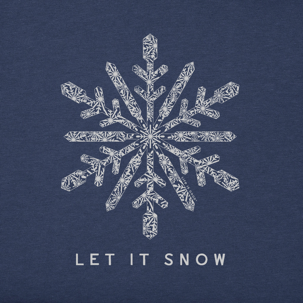 Women's Let it Snowflake Snow Long Sleeve Crusher Vee product image 2