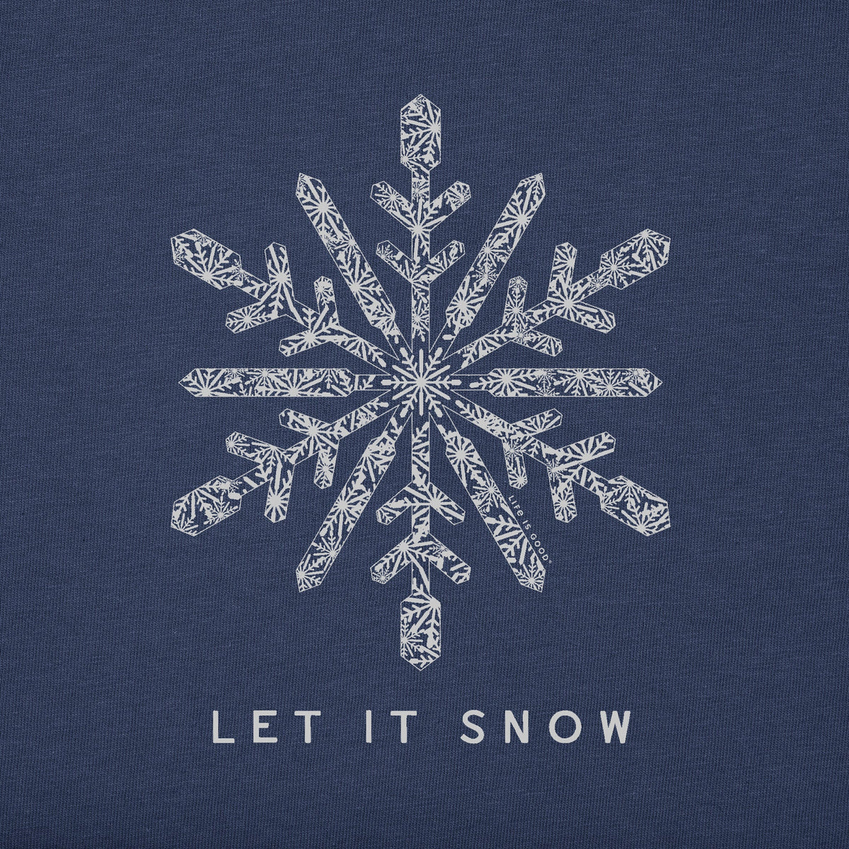 Women's Let it Snowflake Snow Long Sleeve Crusher Vee product image 2