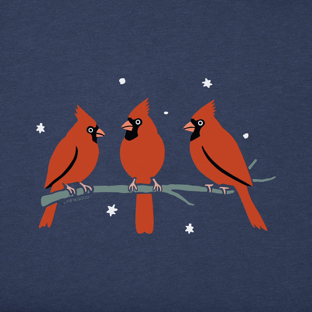 Women's Three Cardinals in Winter Long Sleeve Crusher Vee product image 2