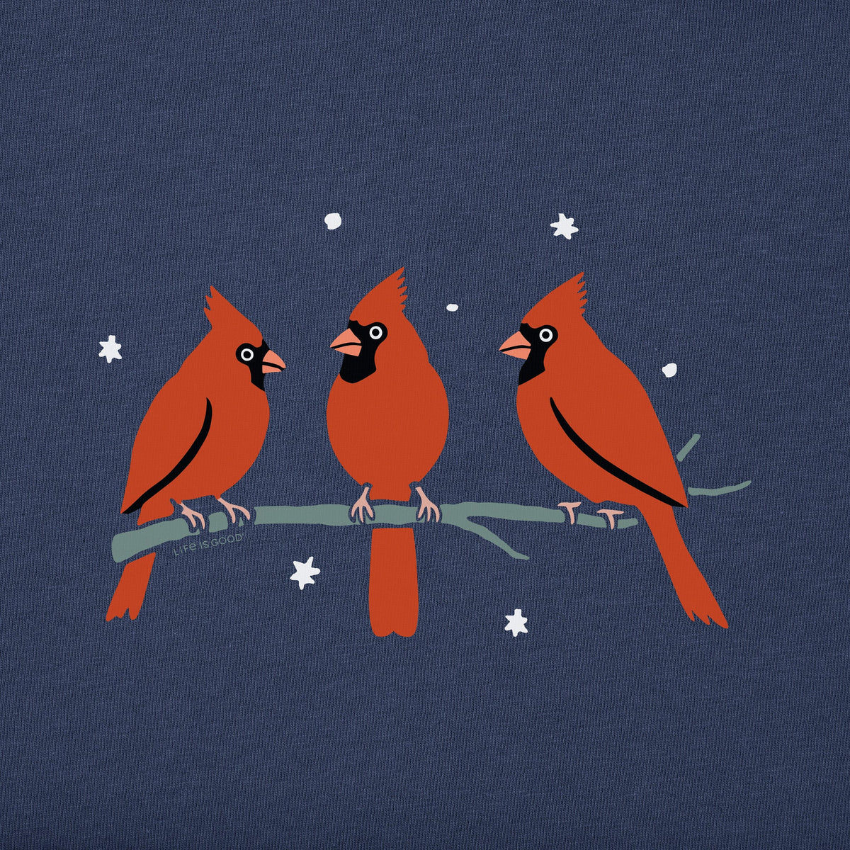 Women's Three Cardinals in Winter Long Sleeve Crusher Vee product image 2