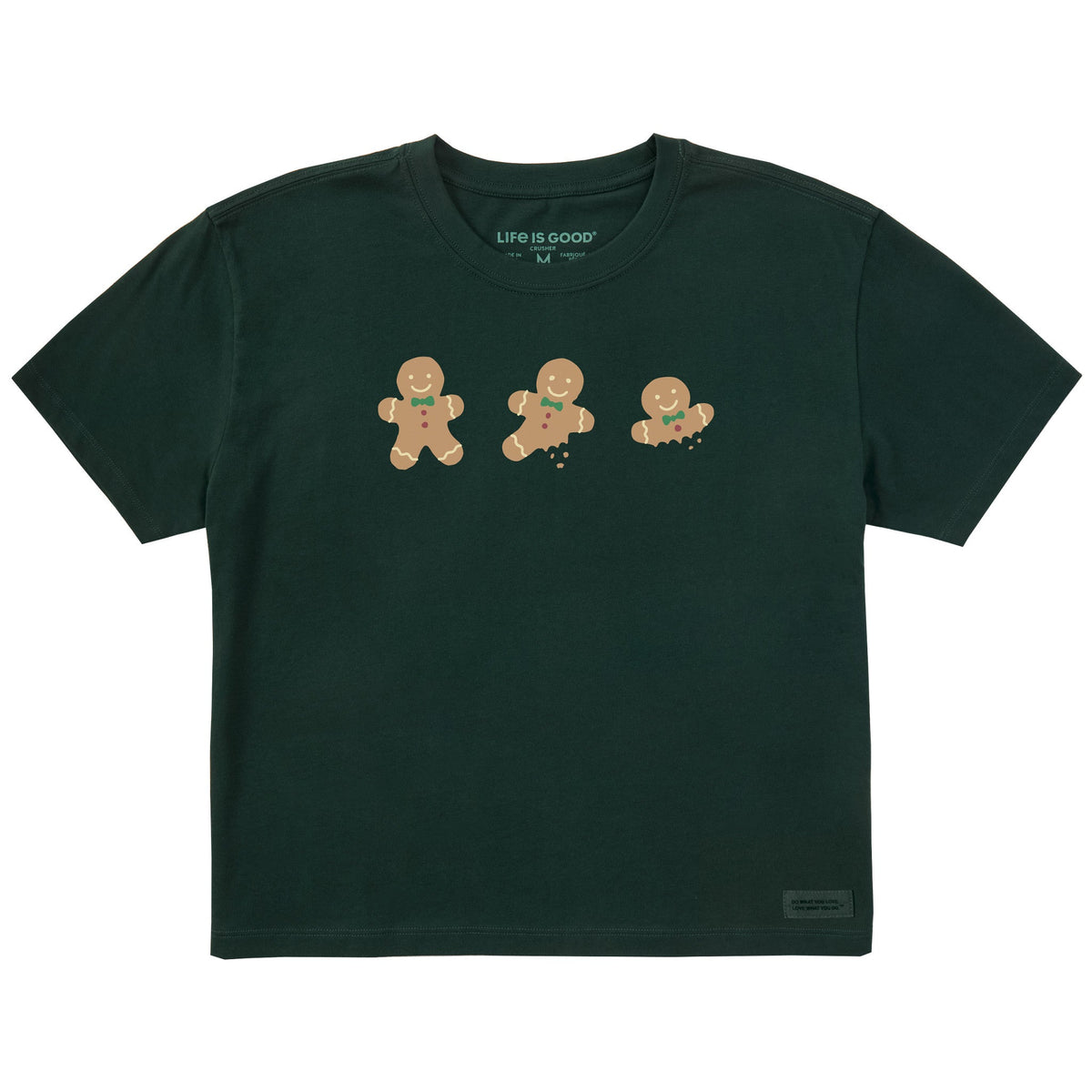 Women's Gingerbread Trio Short Sleeve Crusher Boxy Tee product image 1