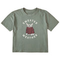 Women's Sweater Weather Frenchie Short Sleeve Crusher Boxy product image 1