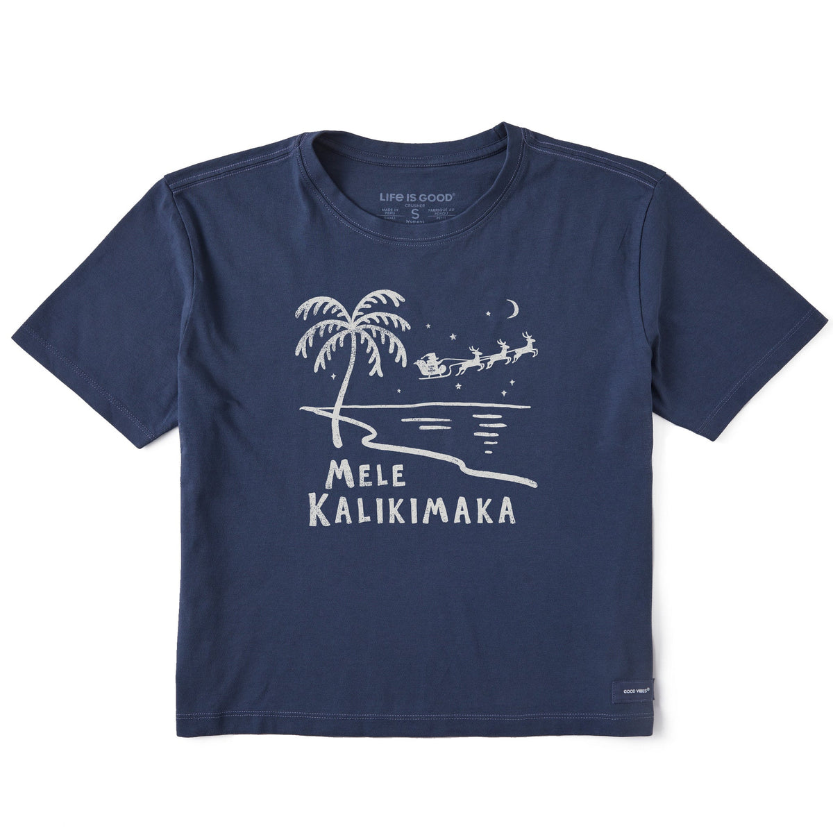 Women's Mele Kalikimaka Palm Beach Short Sleeve Crusher product image 1