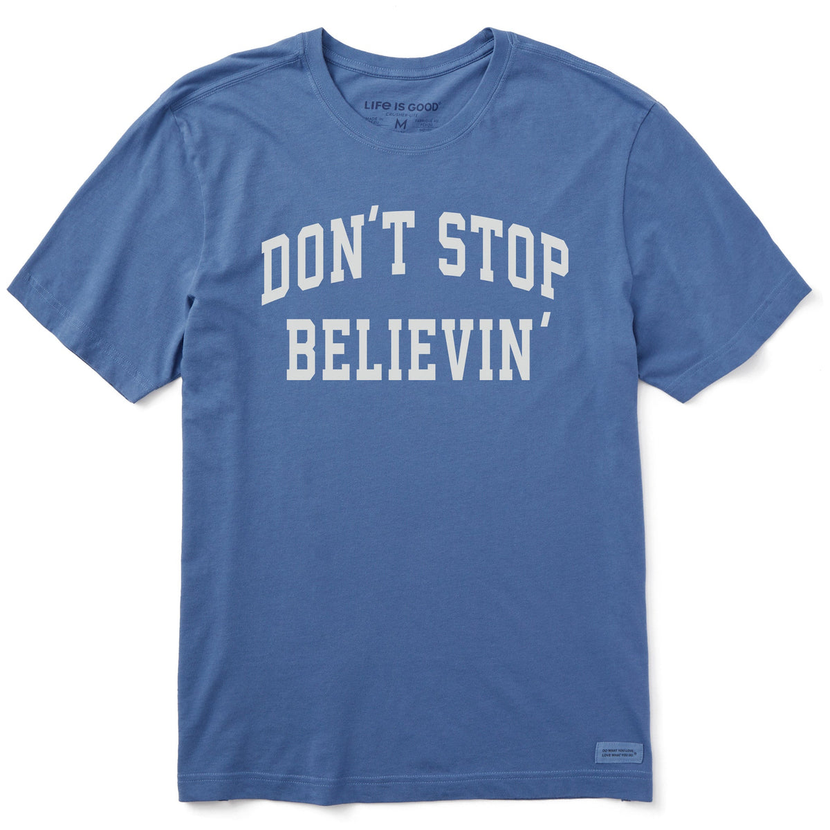 Men's Don't Stop Believin' Arch Short Sleeve Crusher Tee product image 1