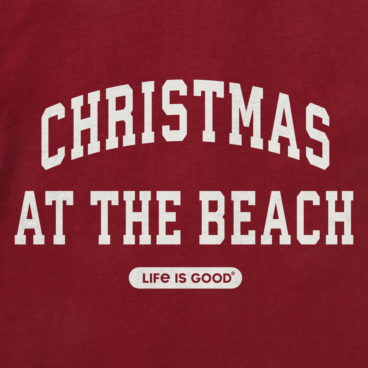 Kids Christmas at the Beach Arch Long Sleeve Crusher Tee product image 2